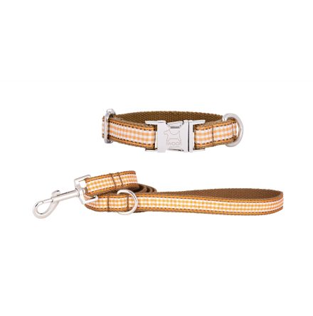 ORANGE TART koppel &amp; halsband, Krom